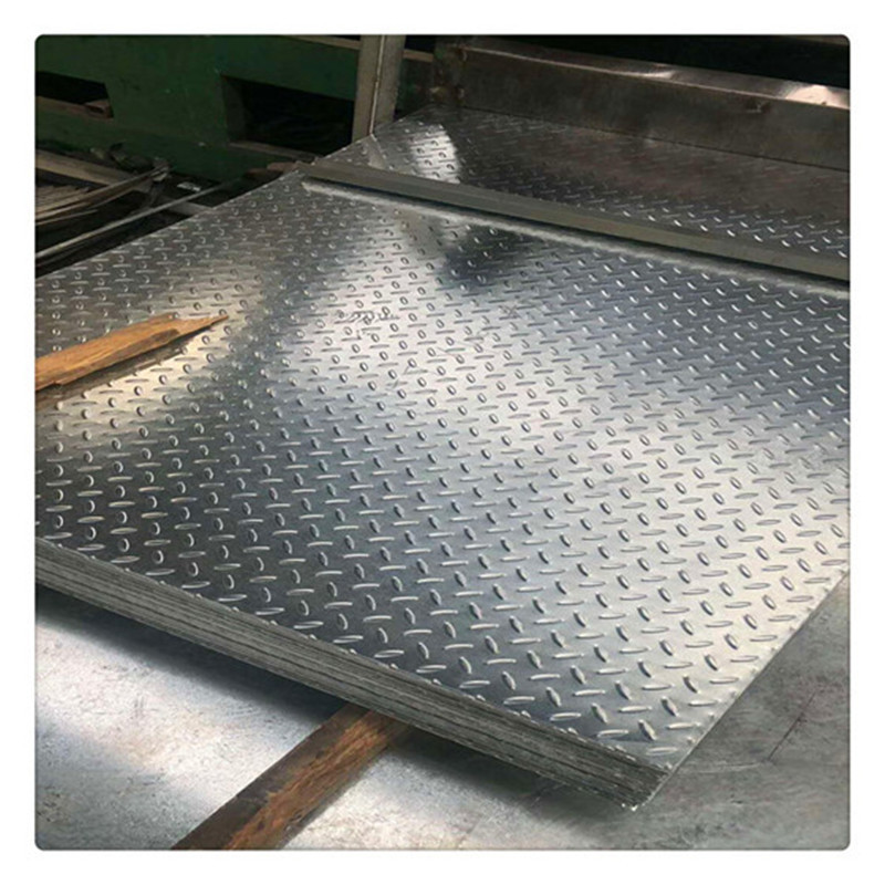 无锡现货镀锌花纹板4.5*1500楼梯踏步钢板 235压花镀锌钢板可开平