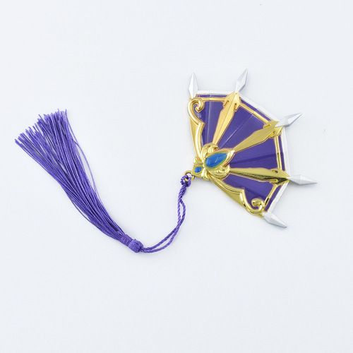 Anime Sheath Unsharpened Purple Blue Green Glow-in-the-Dark Alloy Weapon Accessories Toy Student Figurine Model 