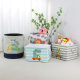 Children's Toy Storage Box Filing Basket Cartoon Fabric Large Capacity Plush Doll Storage Barrel Clothes Embroidery Storage