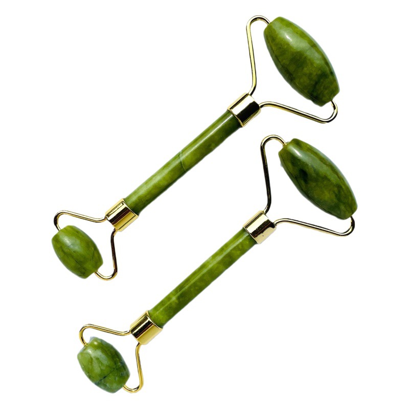 Jade Roller masajeador fábrica al por mayor polvo Crystal roller Jade beauty container Factory Jade roller suit