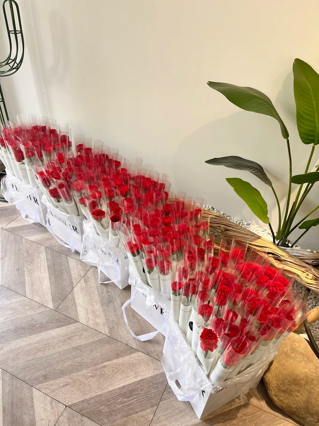 [카네이션 한송이 꽃다발] 최소 30송이부터 무료배송