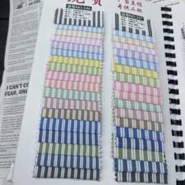 春夏色织新品韩风肌理格子条纹男女童装衬衫连衣裙吊带鞋材裤料
