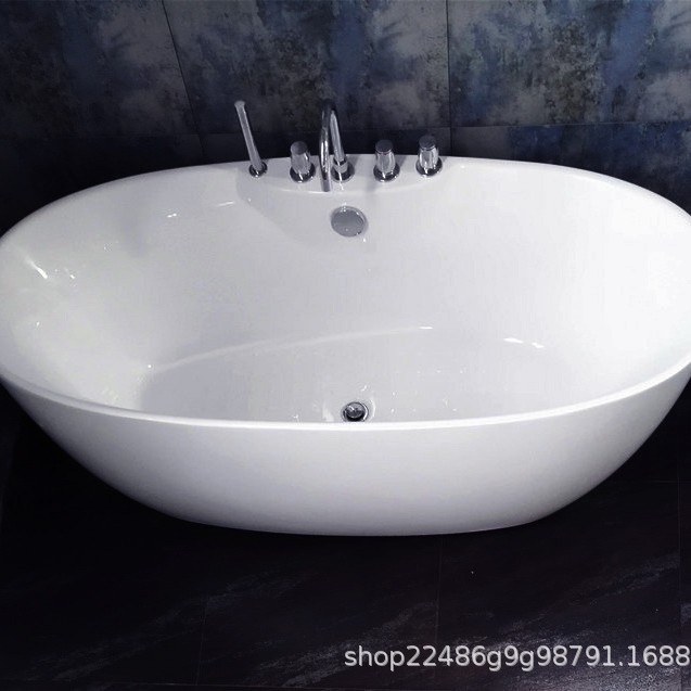 Una bañera de acrílico de alta calidad independiente sin costuras para adultos bañera VIP 1.3 - 1.7m bañera