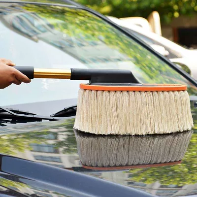 Car cleaning tools: mop retractable dust