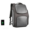 Backpack solar-powered, laptop, water repellent wear-resistant travel bag