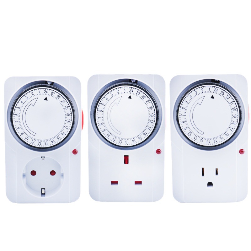 Transfronterizo francés-americano británico estándar de sincronización socket 15 minutos grupo alemán mecánico espacio-tiempo interruptor temporizador