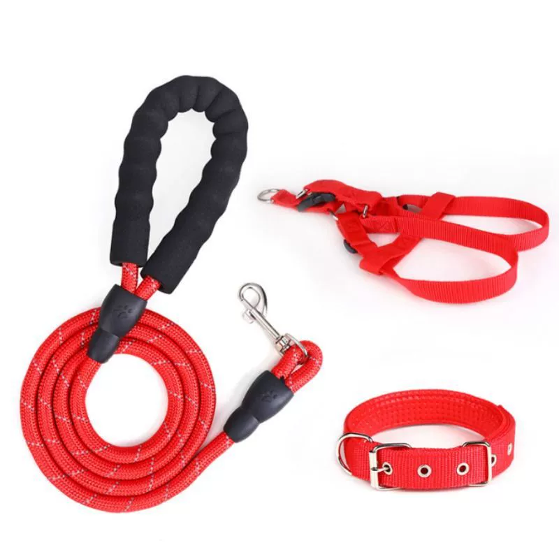 26 adjustable Daikin pet rice straps Teddy medium-haired dog walking rope small dog leash dog leash