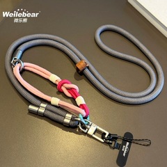 日本系の多機能携帯電話のストラップの長い首の斜めのショルダーは盗難防止のベルトのハイエンドのストラップの携帯電話のチェーンを調節することができます。