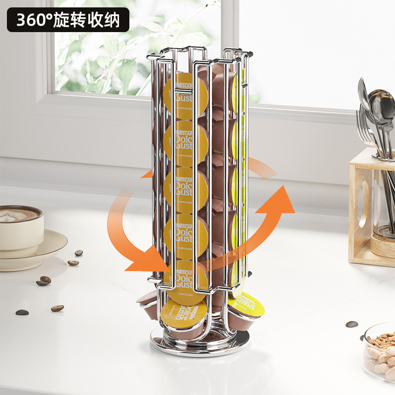 Estante organizador para cápsulas de café, compatible con Nestlé, soporte de almacenamiento y exhibición, suministro transfronterizo