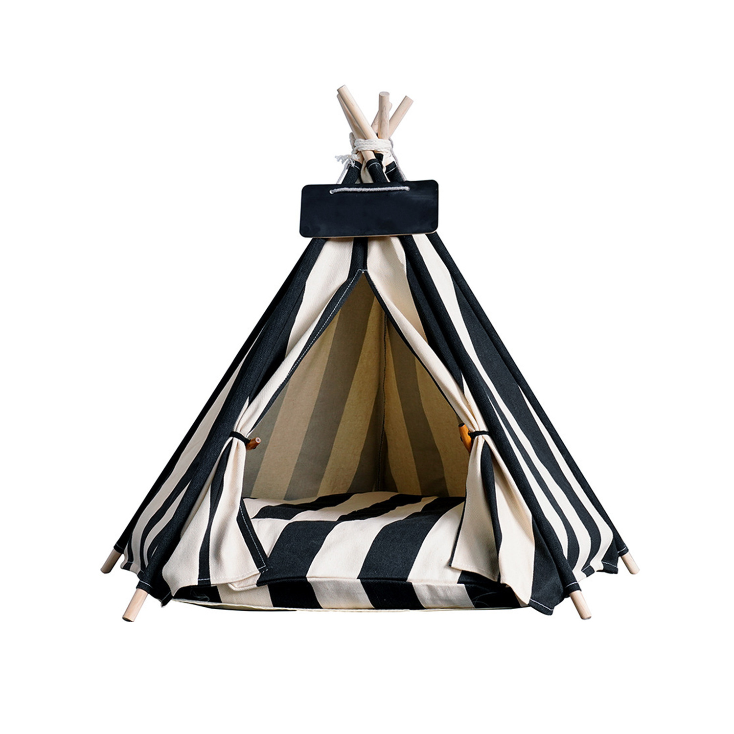 흑백 스트라이프 캔버스