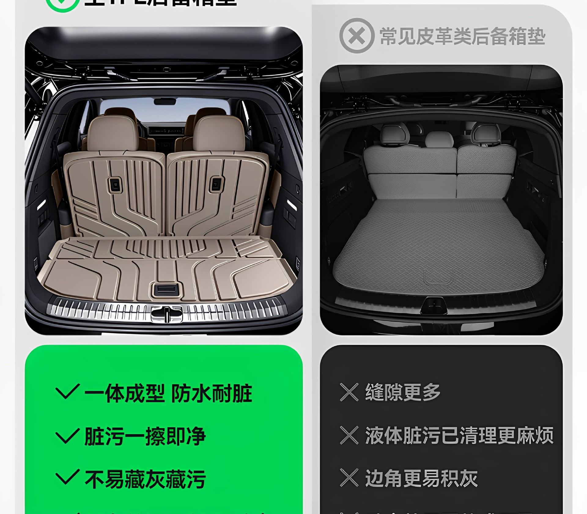 Suitable for the Li Auto i9, this TPE trunk mat is a 2026 new model, and it's a comprehensive collection of interior modification and decorative accessories, including floor mats