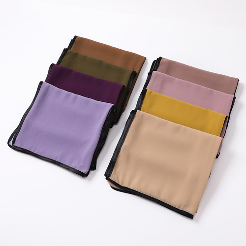  spring and summer new Malaysian Indonesian fashion turban women's pearl chiffon turban