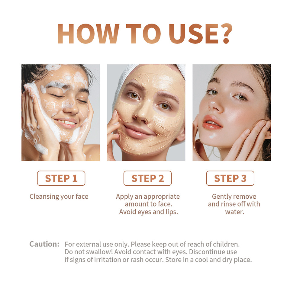 Lakerain Vitamin Mud Mask Pore Cleansing Mask Mud application type undefined