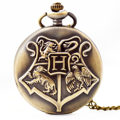Retro Flip Pocket Watch Wholesale Harry Potter Snitch Pocket Watch Unisex Cartoon Quartz Pocket Watch