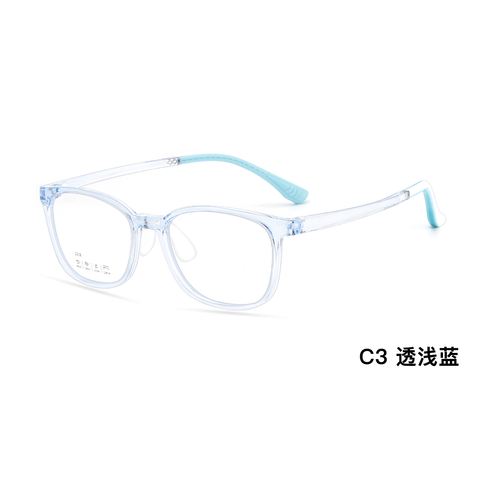 Niños y adolescentes ultra-ligero TR gafas marco de protección del medio ambiente de silicona integrado almohadilla de la nariz puede ser equipado con la miopía Danyang venta al por mayor