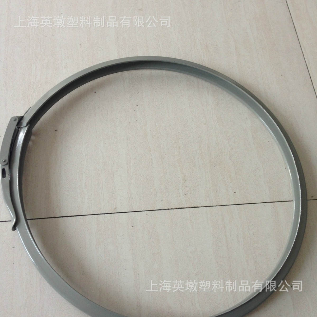 120L铁箍法兰桶塑料桶化工桶160L抱箍大口桶镀锌箍防锈喷塑桶分装