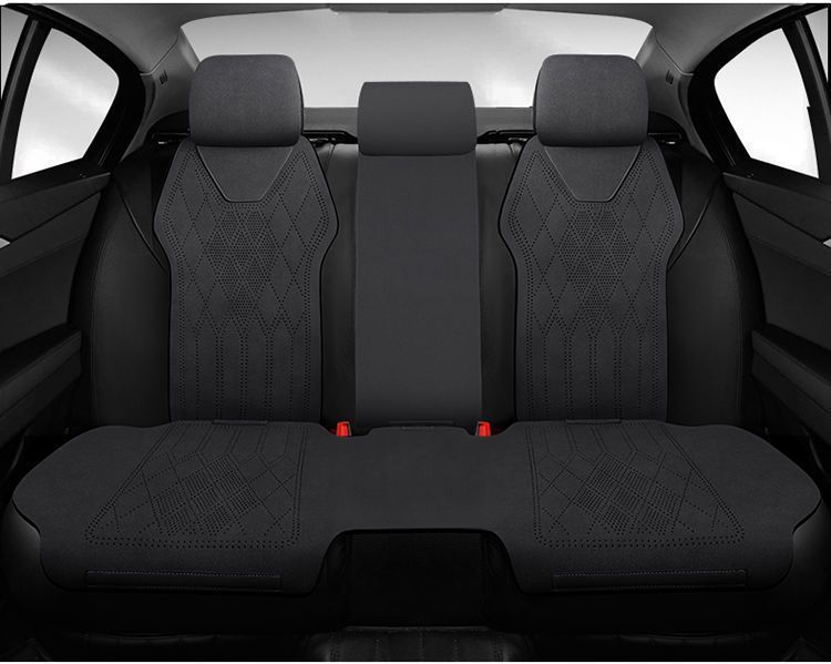New Model Suitable for Mercedes-Benz Car Seat Cushions, Universal for All Seasons, C-Class, E-Class, A-Class, Glc, Suede Leather, Glb Seat Covers for Summer