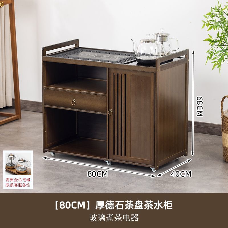 [대형 조리대] 길이 80cm의 단문 티 트레이(석재 추출 포함) - 차 제조 기기