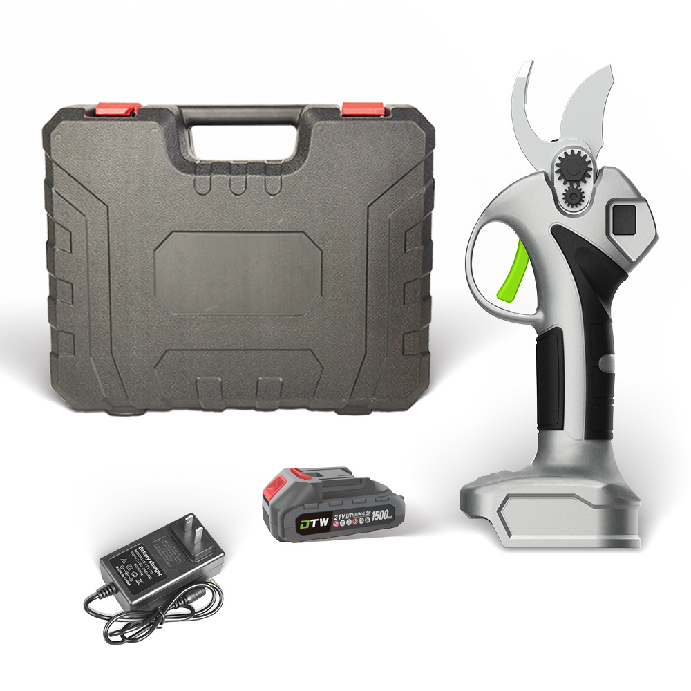 Tijeras de podar eléctricas sin escobillas tijeras de jardín de árboles frutales de litio eléctricas se centran en las ramas de frutas directas de fábrica al por mayor