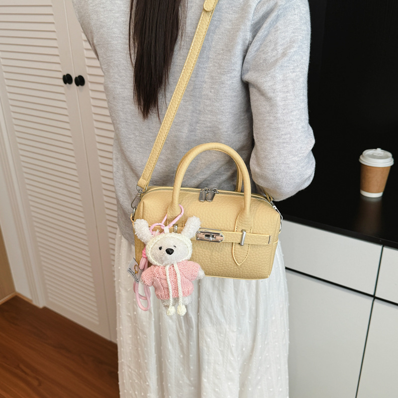 2026 nuevo bolso de mano de mujer bolso de nicho de diseño coreano de Boston diario image 5