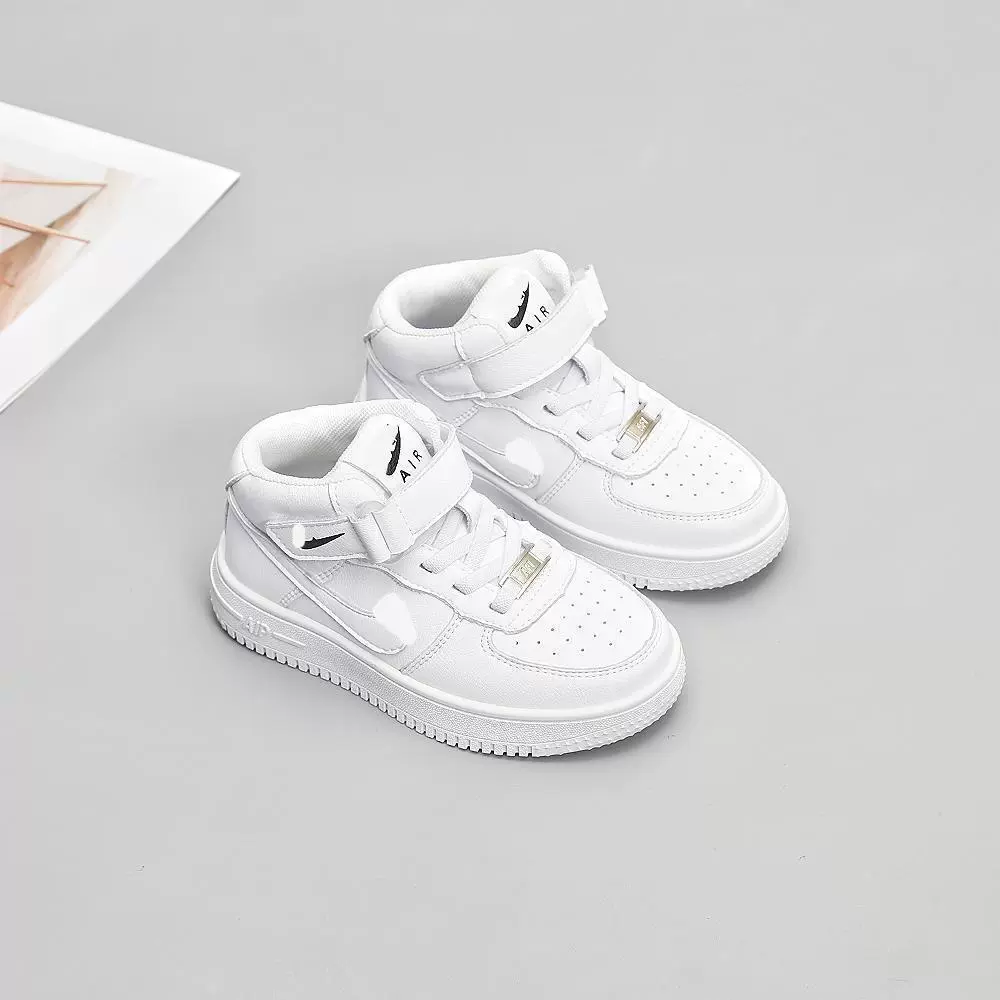 Air jordan, обувь для мальчиков, детские спортивные кроссовки, высокие кроссовки, натуральная кожа
