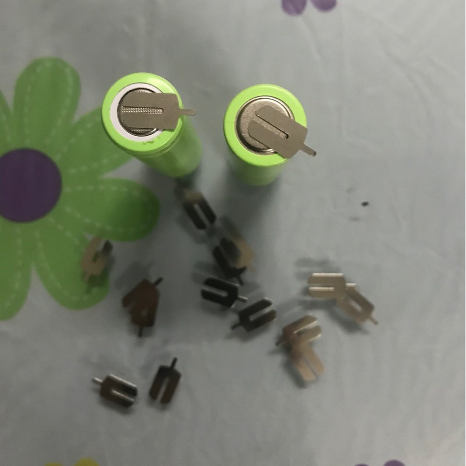 14500镍氢电池焊片焊针镍片镀镍钢片0.2毫米厚引出片、焊脚工业级