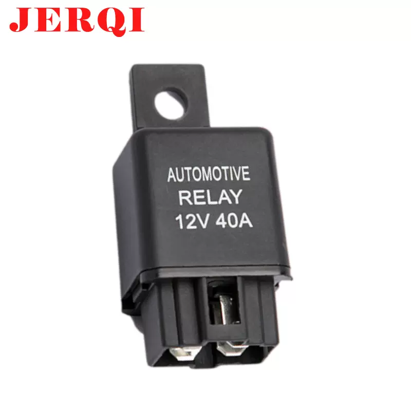 厂家供应40A汽车空调继电器12V带塑料靠背汽车空调继电器电子器件