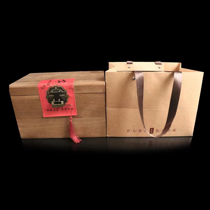 厂家榆木白茶福鼎包装盒茶叶木盒白茶包装礼盒茶叶包装一斤装