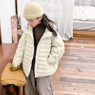 Children's Lightweight down Jacket for Girls, Autumn and Winter 2025 New Stylish Winter Coat for Older Girls, Spring Outfit for Girls