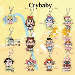 Crybaby哭娃可爱趣味周边亚克力钥匙扣高颜值挂件送朋友立牌