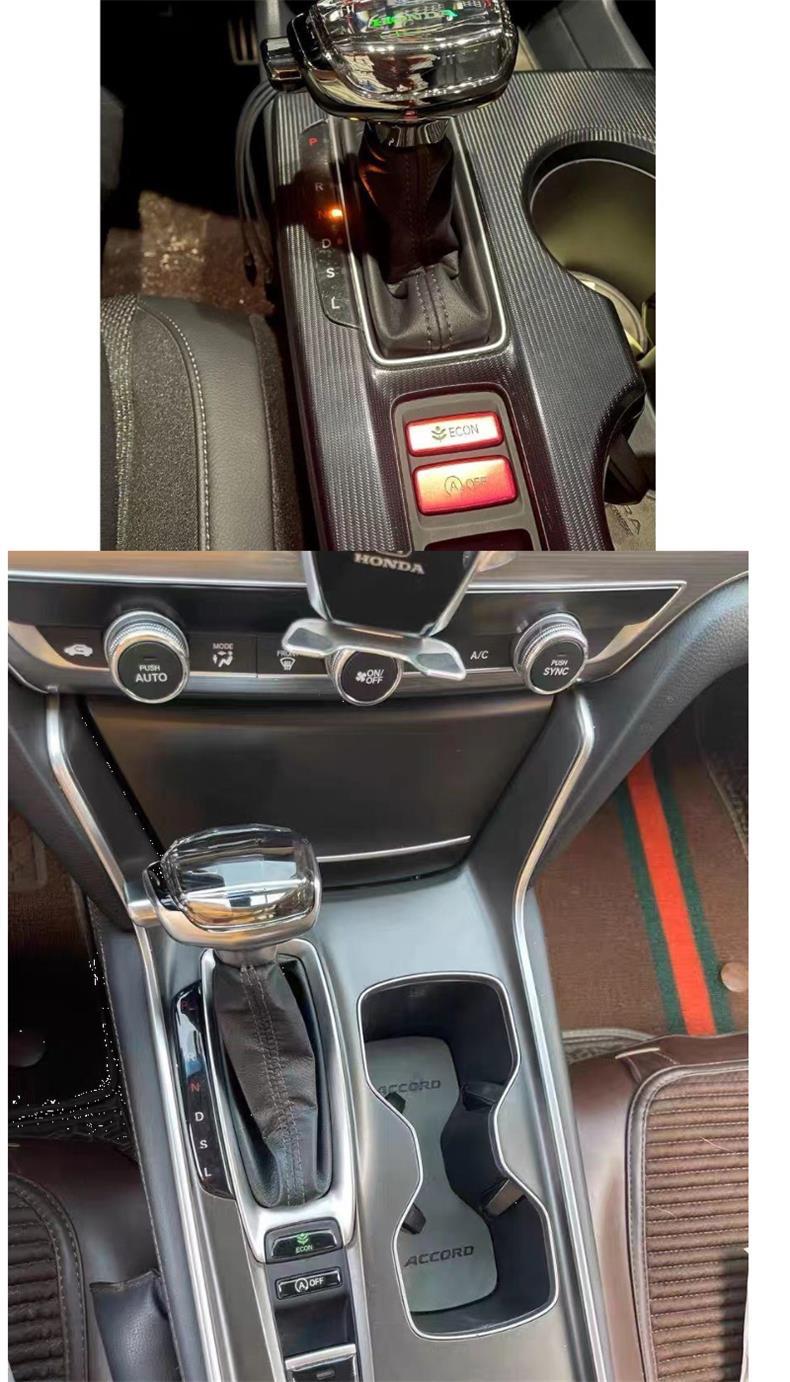 Suitable for Honda 11Th Generation Accord Crystal Gear Shift Knob, Inspire Crv Style Modified Gear Shift Head, Civic Gear Knob