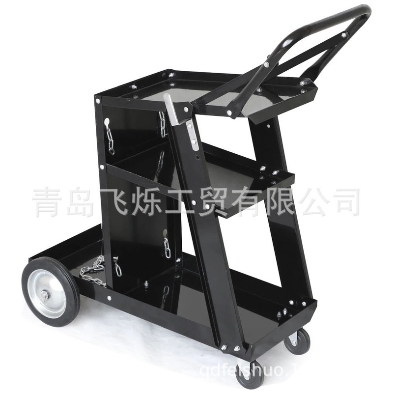 メーカー販売可荷重80kg三層収納可ステアリング移動四輪溶接工具車|undefined