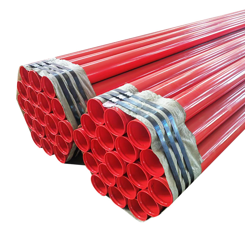 Tubo de acero recubierto de plástico interno y externo tubo de acero compuesto de alimentación de agua recubierto de plástico tipo clip bimetálico