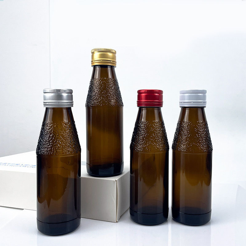 茶色口服液瓶100ml棕色酵素瓶玻璃蛋白肽瓶避光糖浆瓶保健品瓶|undefined