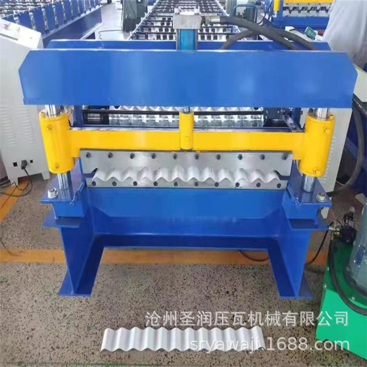 850型小圆弧压瓦机 水波纹彩钢成型机 彩钢瓦 全自动850压瓦机
