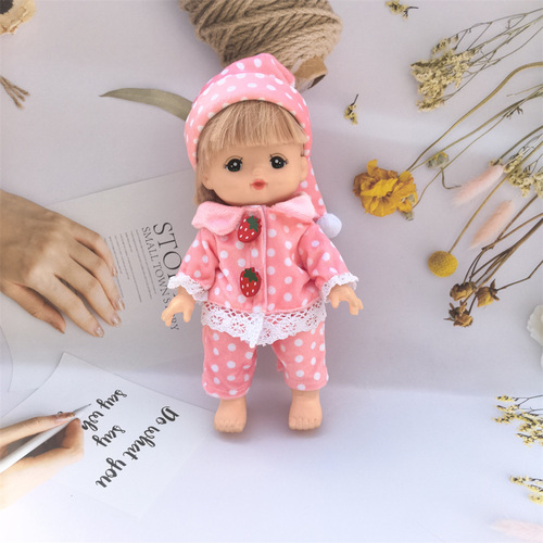 Baby doll clothing and accessories, strawberry dress, multiple styles, bulk discount, sample clothing for order