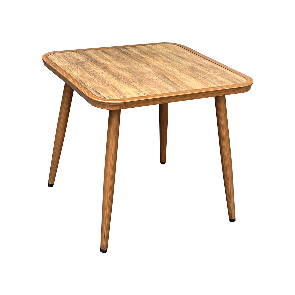 Fábrica directa de alta gama mesa y sillas de caña de escritorio HPL patio villa clubhouse hotel mesa y sillas de caña de caña