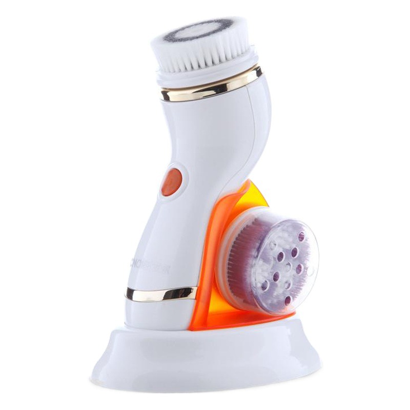 Cross-Border Aier Facial Cleansing Instrument Four-In-One Silicone Electric Facial Cleansing Instrument Rechargeable Facial Pore Multifunctional Cleaner