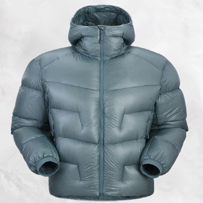 太阳石同款5000GT鹅绒服户外运动雪山加厚天池蓝羽绒服男|undefined