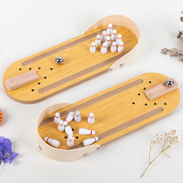 wooden small interactive table toy for baby