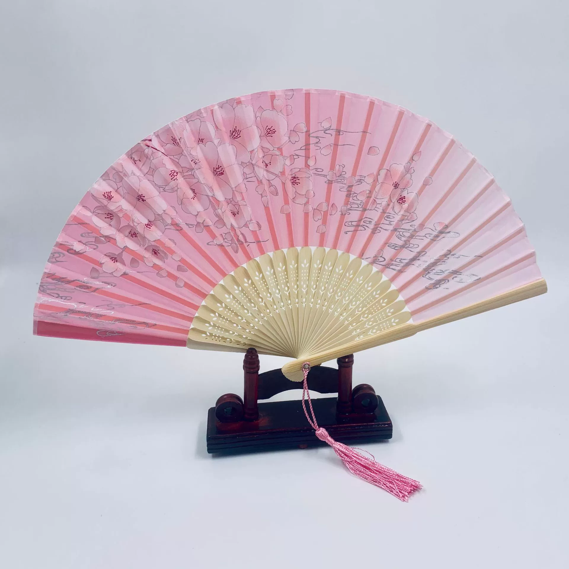 Folding Hand Fan Hanfu Style, Silk-screen Print, High-definition Patterns, Fine Workmanship