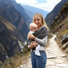 西尔斯婴儿背巾新生儿初生宝宝背带外出简易多功能前抱式抱娃神器