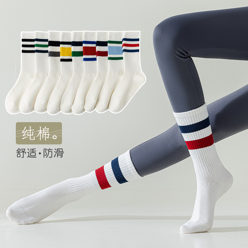 Spring and summer all-in-one bar yoga socks women's sports socks running indoor fitness socks non-slip mute sweat-absorbing socks