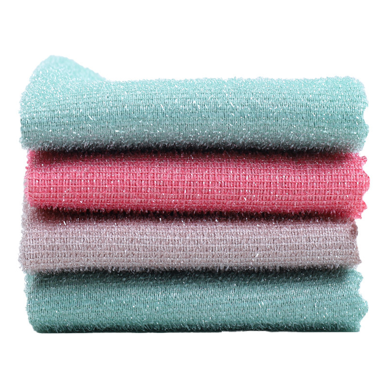 Trapos de cocina, toallitas, suministros de cocina absorbentes, toallitas de estropajo engrasadas y no engrasadas para uso doméstico