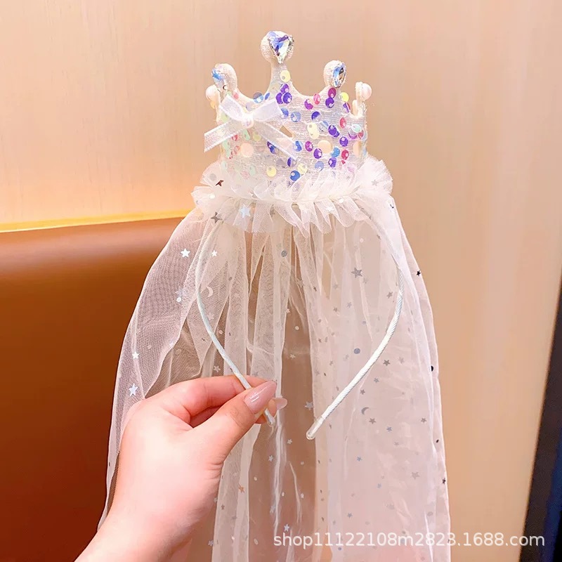 プリンセス誕生日帽子女の子パーティー雰囲気写真小道具ハッピーバースデー儀式シーンレイアウト装飾