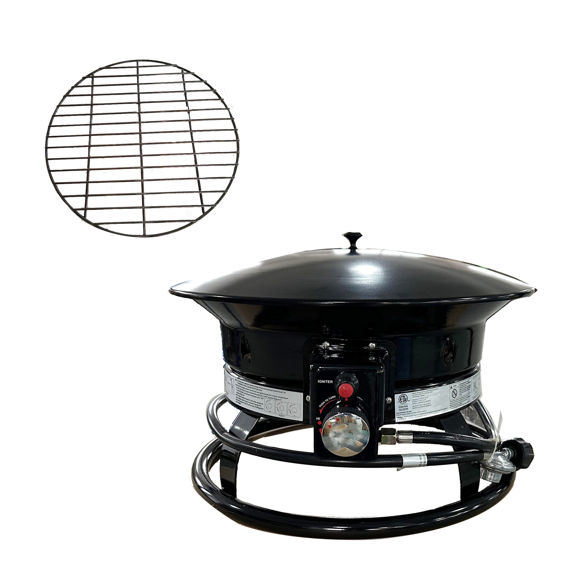 그릴이 포함된 24인치 업그레이드된 미국 표준(미국, 캐나다, 멕시코, 콜롬비아) 24인치 대상 국가의 경우 메시지를 남겨주세요.