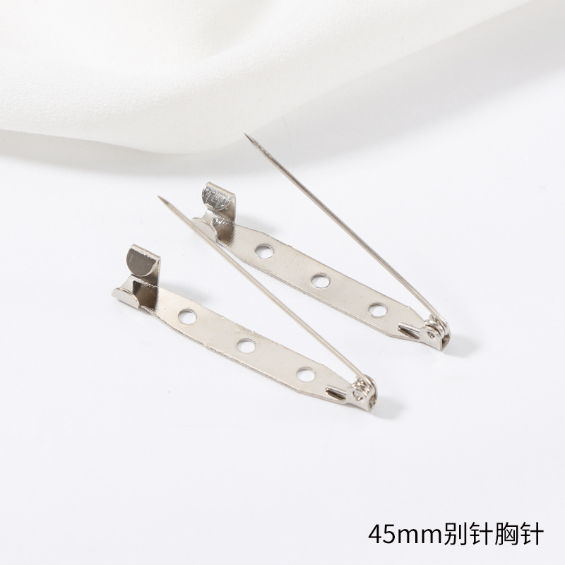 ピンの安全針の胸の花の底のボタンの針はロックの頭のネクタイのブローチの手作りのdiyの毛の服のボタンの部品の材料を持ちます。