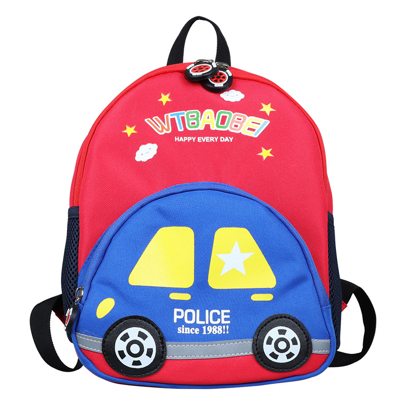Coche mochila niños de Kindergarten hombres 1-3-5-6 años niños y niñas mochila bebé niños niña mochila