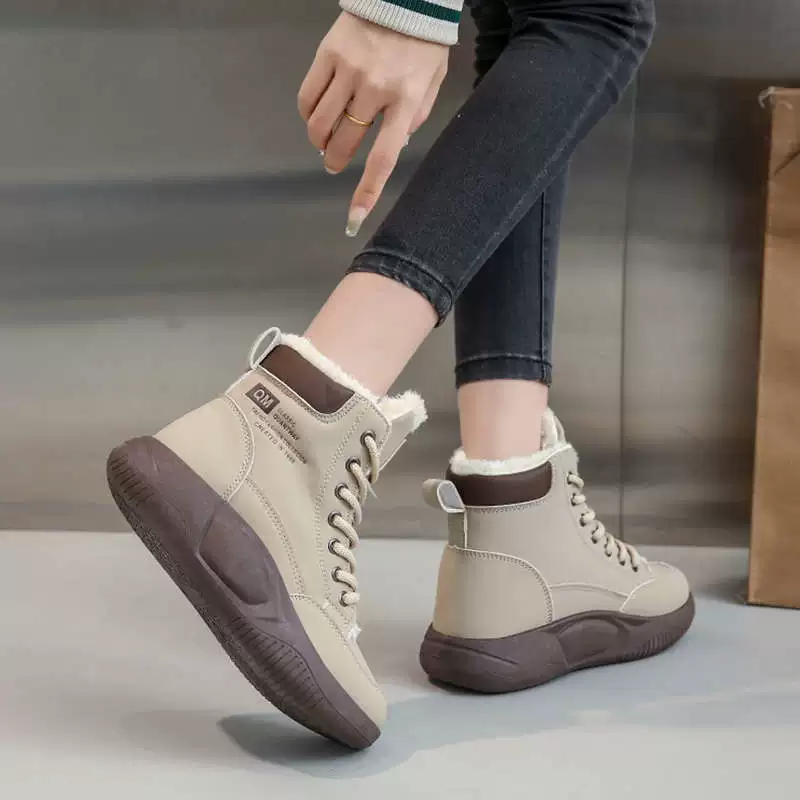 Keep warm non-slip ski low boots