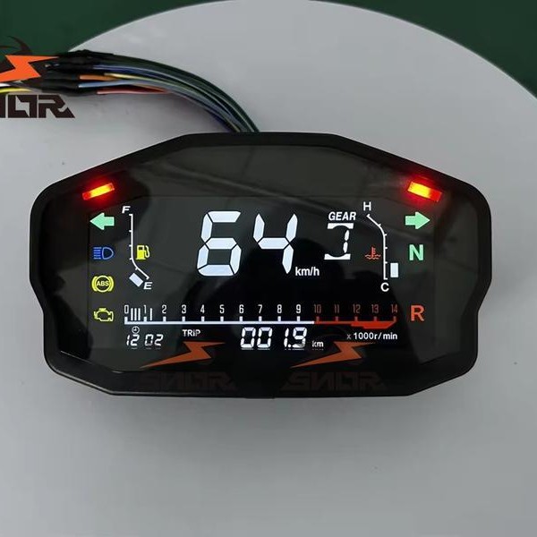 Modified Digital Speedometer Motorcycle Tachometer Bicycle Led Instrument Suitable for Ducati Motorcycles